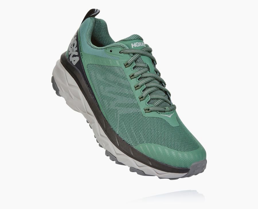 Hoka One One Challenger Atr 5 - Men's Trail Shoes - Green - UK 930GKDBHN